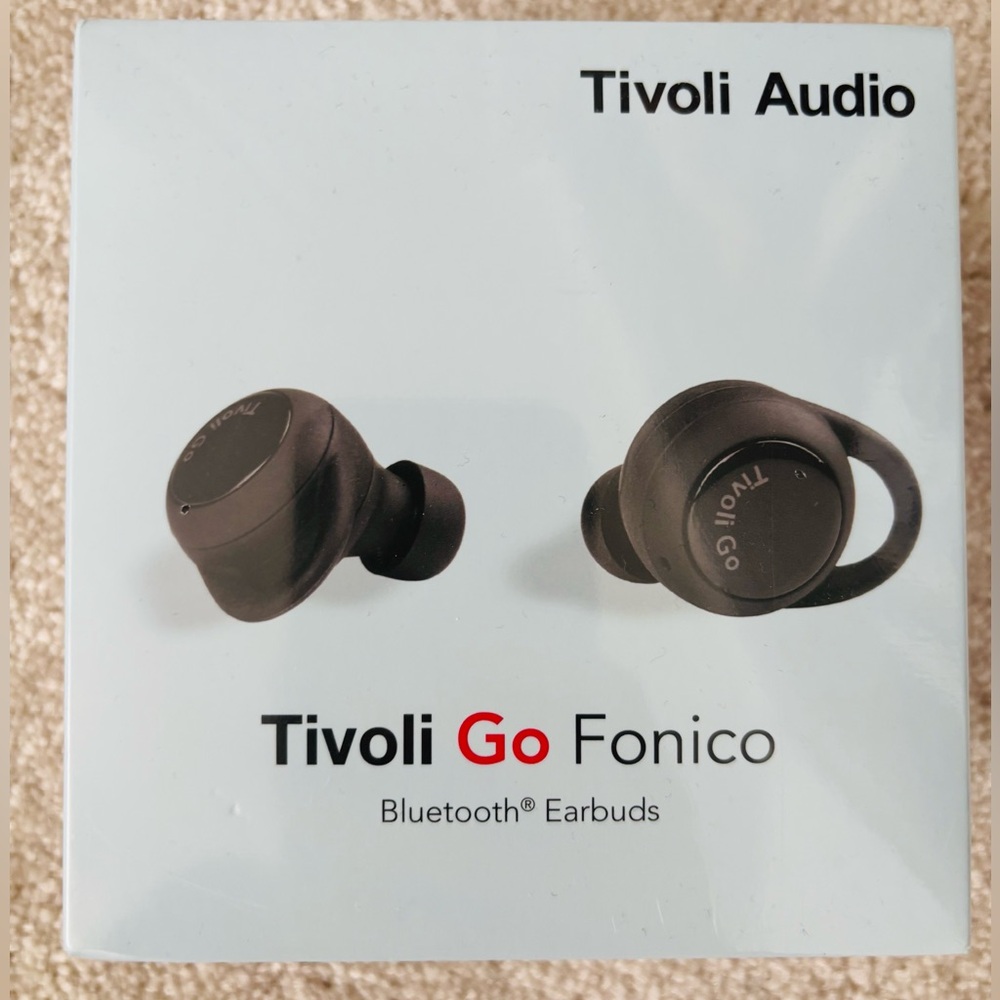 Tivoli Audio Go Fonico Bluteooth Earbuds - Black - New Sealed
